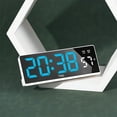 thumbnail image 1 of Kugisaki Desk Digital Alarm Clock LED Mirror Clock Temperature Display Easy to Read Numbers Contemporary Style for Desk, Table, Bedside Bed, 1 of 7