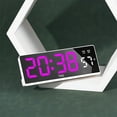 thumbnail image 1 of Kugisaki Desk Digital Alarm Clock LED Mirror Clock Temperature Display Easy to Read Numbers Contemporary Style for Desk, Table, Bedside Bed, 1 of 8