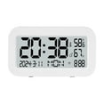 thumbnail image 1 of Kugisaki Digital Alarm Clock LCD Large Screen Multifunctional Digital Clock Displaying Date Temperature and Humidity for Bedroom Home Living Room Office, 1 of 6