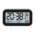 thumbnail image 1 of Kugisaki Digital Alarm Clock LCD Large Screen Multifunctional Digital Clock Displaying Date Temperature and Humidity for Bedroom Home Living Room Office, 1 of 6