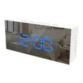 thumbnail image 1 of Kugisaki Digital Alarm Clock LED Mirror Clock Large Display Modern Electronic Clock for Bedroom Home Living Room Office, 1 of 9