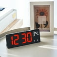 thumbnail image 1 of Kugisaki Digital Alarm Clock LED Mirror Desk Clock Large Display Modern Electronic Clock for Desk, Table, Shelf or Bedside Bed, 1 of 7