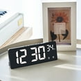 thumbnail image 1 of Kugisaki Digital Alarm Clock LED Mirror Desk Clock Large Display Modern Electronic Clock for Desk, Table, Shelf or Bedside Bed, 1 of 7