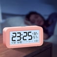thumbnail image 1 of Kugisaki Digital Alarm Clock Multifunctional Digital Clock Displaying Date Temperature and Humidity for Bedroom Home Living Room Office, 1 of 8