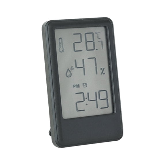 Kugisaki Digital Alarm Clock Multifunctional Digital Clock Displaying Temperature and Humidity for Bedroom Home Living Room Office