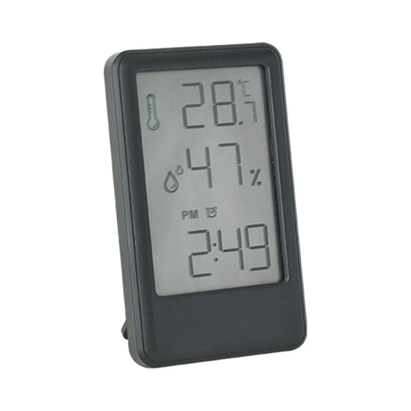 Kugisaki Digital Alarm Clock Multifunctional Digital Clock Displaying Temperature and Humidity for Bedroom Home Living Room Office