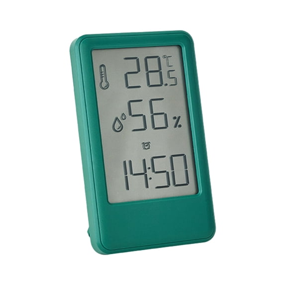 Kugisaki Digital Alarm Clock Multifunctional Digital Clock Displaying Temperature and Humidity for Bedroom Home Living Room Office