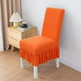 thumbnail image 1 of Kugisaki Dining Room Chair Slipcover, Stretch Dining Chair Covers Dorm Chair Cover Non Slip Washable Furniture Protector with Skirt, Country Style for Hotel Ceremony Party, 1 of 6