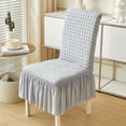 thumbnail image 1 of Kugisaki Dining Room Chair Slipcovers, Stretch Dining Chair Covers Dorm Chair Cover, Non Slip Washable Furniture Protector with Skirt Country Style for Hotel Ceremony Party, 1 of 6
