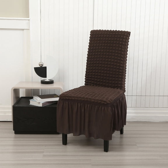Kugisaki Dining Room Chair Slipcovers, Stretch Dining Chair Covers Dorm Chair Cover, Non Slip Washable Furniture Protector with Skirt for Home Hotel Ceremony Party