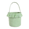 thumbnail image 1 of Kugisaki Easter Basket Bunny Baskets Egg Hunt Plaid Storage Basket Easter Party Gift Festival Decoration, 1 of 6