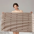 thumbnail image 1 of Kugisaki Fleece Bath Towel Househeld, Heart Pattern Soft and Warm Bath Towel, Lightweight Quick-Dry Absorbing Bath Towel for Bathroom, Shower, Pool, Ideal Gift, 1 of 6