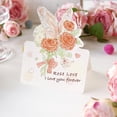 thumbnail image 1 of Kugisaki Flower Greeting Card 3D Best wishes Gift Card All Occasion Greeting Card Thoughtful Gift Anniversary Birthday Romantic Gift Idea, 1 of 6