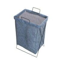 Kugisaki Foldable Water Proof Laundry Basket, Large Laundry Hamper With Metal Handle, Toys Clothes Storage Basket for Laundry Room, Bathroom, Living Room