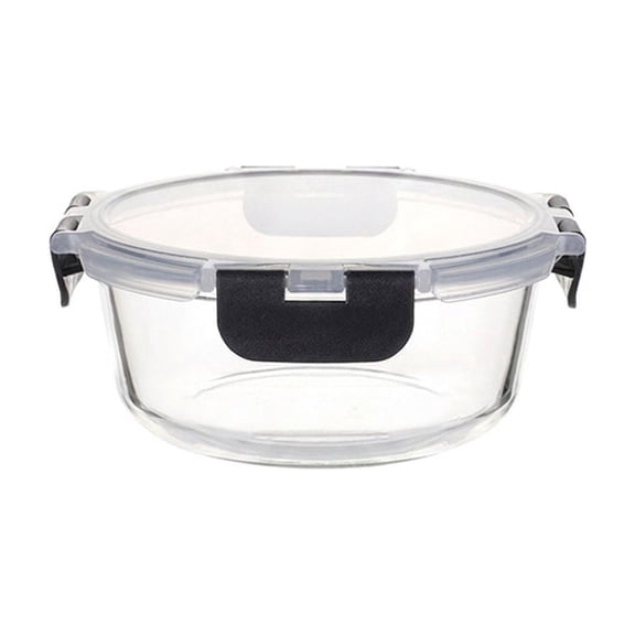 Kugisaki Glass Food Storage Containers with Snap Locking Lids Meal Prep Containers Airtight Lunch Containers Freezer and Dishwasher