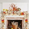 thumbnail image 1 of Kugisaki Christmas Decoration Halloween Thanksgiving Decorations Artificial Leaf Garland Rattan Hanging Fall Maple Leaf Garland Indoor Home Halloween Party Wall Mantel Decoration, 1 of 6