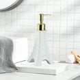 thumbnail image 1 of Kugisaki Soap Dispenser Lotion Dispenser Bathroom Household Refill Bottle Iron Tower Shape Lotion Bottle Pressure Dispenser Bottles for Shower gel, 1 of 7