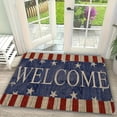 thumbnail image 1 of Kugisaki Independence Day Welcome Mats 4th of July Doormat 250th Anniversary Patriotic Floor Mat Indoor Outdoor Non Slip Doormats, 1 of 6