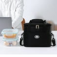 thumbnail image 1 of Kugisaki Insulated Lunch Bag, Large Capacity Lunch Box for Women Men, Leakproof Lunch Tote with Shoulder Strap, Insulated Cooler Lunch Container for Work/Office/School, 1 of 6