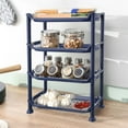 thumbnail image 1 of Kugisaki Kitchen Storage Rack, 4-Tier Shelf Organizer for Spice and Tools, Bathroom Storage Rack for Make up, Home Storage Rack for Kitchen Bathroom Bedroom, 1 of 6