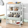 thumbnail image 1 of Kugisaki Kitchen Storage Rack, 4-Tier Shelf Organizer for Spice and Tools, Bathroom Storage Rack for Make up, Home Storage Rack for Kitchen Bathroom Bedroom, 1 of 6
