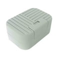 thumbnail image 1 of Kugisaki Leakproof Soap Dish with Lid & Draining Layer Shatterproof Bar Soap Holder Case Container for Bathroom Shower, Kitchen Sink Dish, 1 of 6
