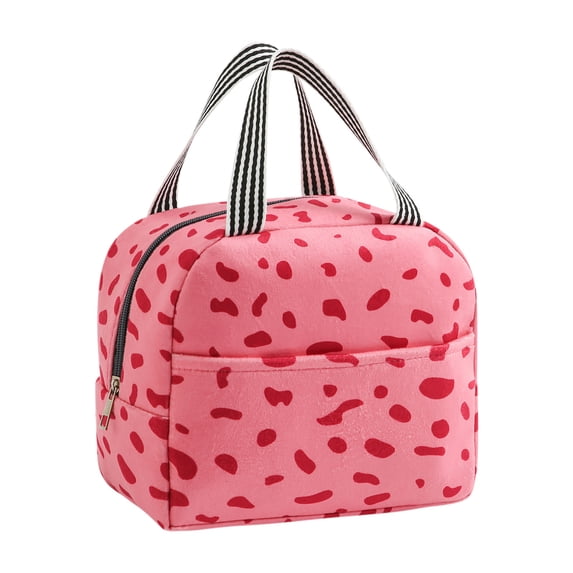 Kugisaki Lunch Bag for Women Men, Cute Corduroy Lunch Tote Bags Reusable Insulated Lunch Box Large Capacity Reusable Insulated Cooler for Work Picnic or Travel
