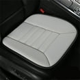 thumbnail image 1 of Kugisaki Memory Foam Car Seat Cushion with Breathable Fabric & Non-Slip Back, Universal Fit for Car Truck Office Home All Seasons, 19.1×18.3 Inch, 1 of 7