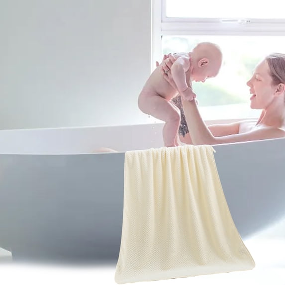 Kugisaki Microfiber Bath Towel Soft Thicken Towel Absorbent Quick Dry Bath Towel for Bathroom Pool