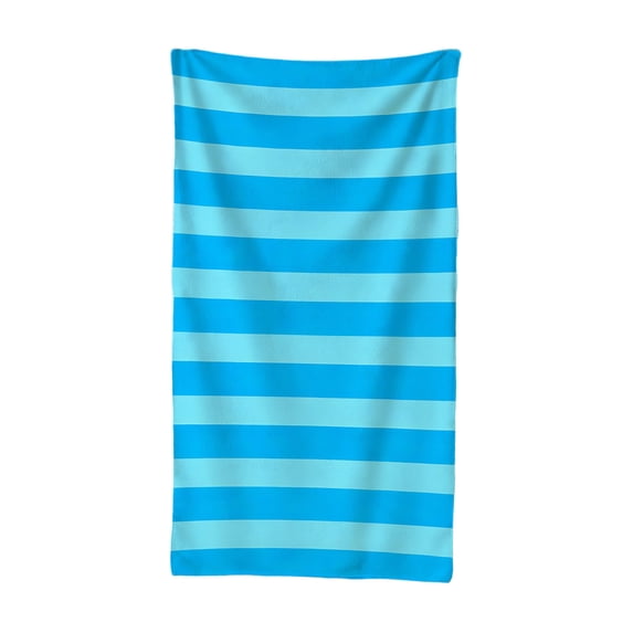 Kugisaki Microfiberl Beach Towel Striped Absorbent Dry Large Towel Swimming Beach Towel 59.1x29.5in