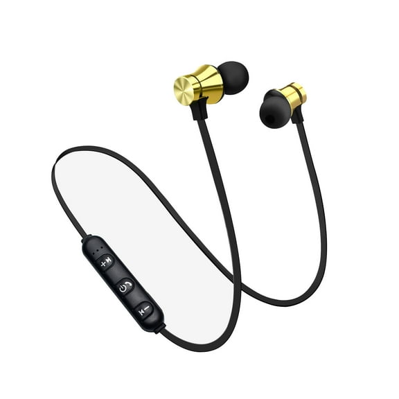 Kugisaki Neck Hanging Bluetooth Earphones Bluetooth with LED Color Screen And Battery Display with Ear Reverb Supports Card Insertion Playback