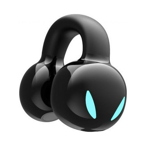 Kugisaki Open Ear Earbuds Intelligent Touch Color Screen Clip On Bluetooth Headphones Lightweight Comfort Sport Earbuds for Running Fitness