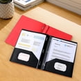 thumbnail image 1 of Kugisaki Plastic Folders with Pockets Heavy Duty Pocket Folders Letter Size File Folders for Office High Company, Business Resume, 1 of 6