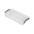thumbnail image 1 of Kugisaki Plastic Pencil Case Pencil Box Transparent Large Storage Bulk Plastic Containers with Snap-tight Lids for Office Supplies, 1 of 6