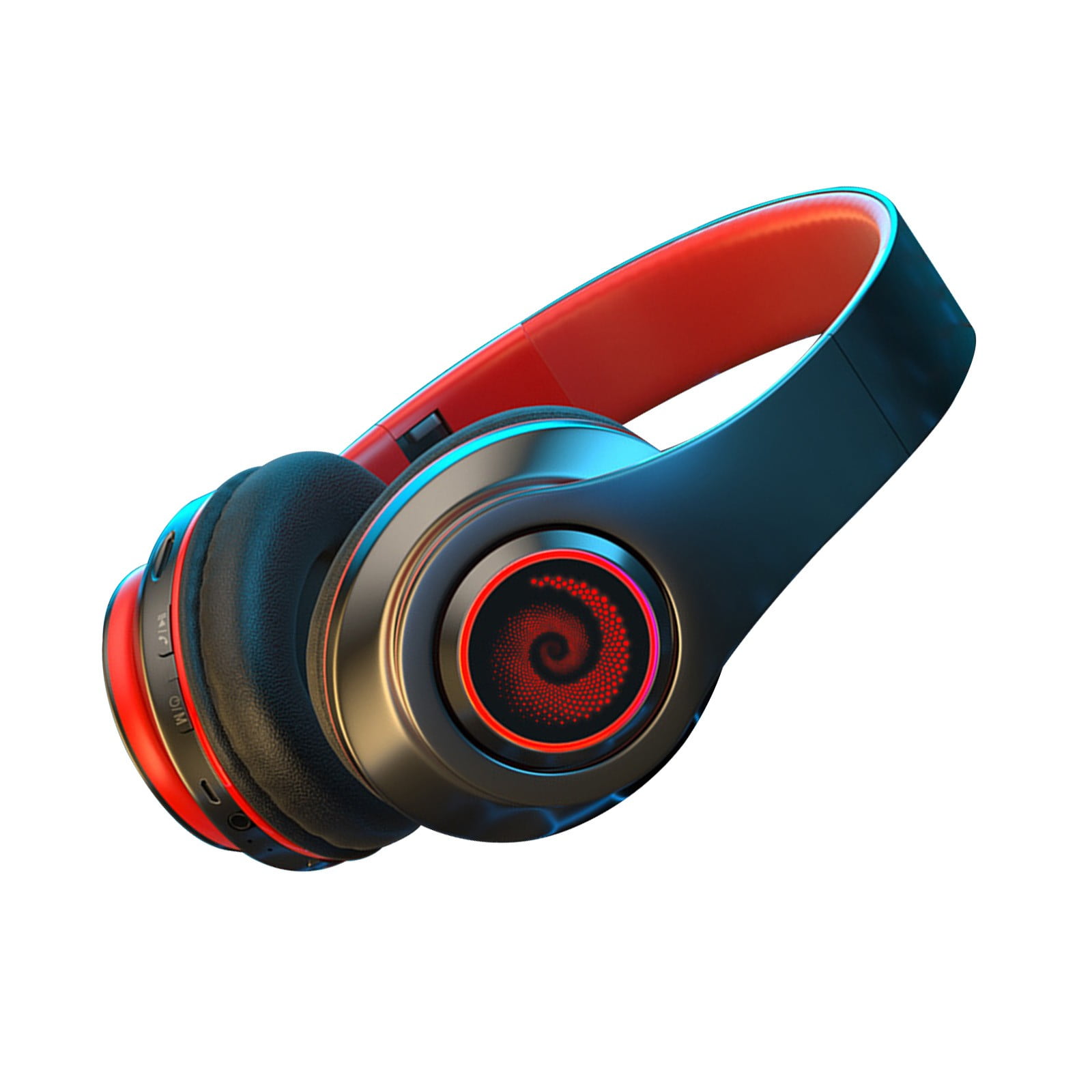 Kugisaki Red 2025 Back to School Supplies Wireless Bluetooth Headphones