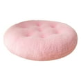 thumbnail image 1 of Kugisaki Round Flocking Chair Cushion Solid Color, Soft Thick No Slip Back Chair Pad Round Stool Butt Pad Stainproof Stool Cushion, 10.3x10.3In, 1 of 8