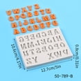 thumbnail image 1 of Kugisaki Silicone Cake Pans Set Mini Letter Number Cake Mold Novelty Cake Tins Baking Mold for Birthday Wedding Anniversary, 1 of 6