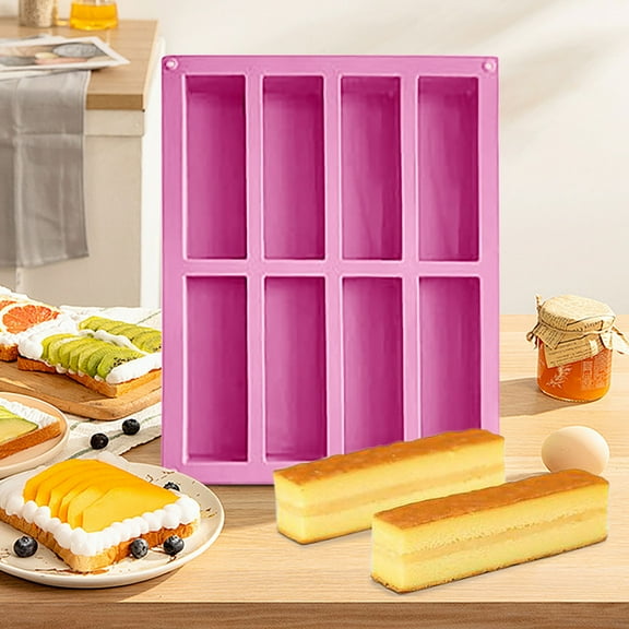 Kugisaki Silicone Cake Pans for Baking Non-Stick Kitchen Oven Baking Mold for Chocolate, Candy, Jelly, Ice Cube, Muffin