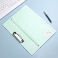 thumbnail image 1 of Kugisaki Singles A3 File Folder Plastic Document Holders with Clip for Exam Papers Company Office Storage Portfolio Letter Size, 1 of 6