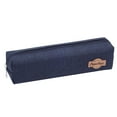 thumbnail image 1 of Kugisaki Small Canvas Pencil Pouch Pen Stationery Case Mesh Zipper Pouch Zipper Bags with Easy Grip Handle & Loop, 1 of 5