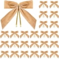 thumbnail image 1 of Kugisaki Small Velvet Christmas Bows 3.6 Inch for Christmas Tree Wreath Gift Wrap Crafts Wedding Party Bows for Snack Bags Baking Candy Bags Home Decoration, 1 of 4