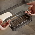 thumbnail image 1 of Kugisaki Soap Dish Tray Soap Holder with Drain Chute for Bathroom Shower Kitchen Sink Dish, 1 of 6