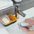 thumbnail image 1 of Kugisaki Soap Dish with Lid & Draining Layer Bar Soap Holder Case Container for Bathroom Shower, Kitchen Sink Dish, 1 of 6