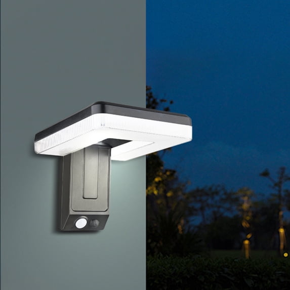 Kugisaki Solar Wall Lights Outdoor Bright Solar Motion Lights Waterproof Foldable Wall Lights for Deck Patio Fence Garage Door