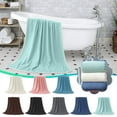 thumbnail image 1 of Kugisaki Solid Color Cotton Bath Towels 28x55 Inches Quick Dry Super Soft Beach Towel Quicker Dry Absorbent Beach Towel Perfect for Bathroom Travel Vacation, 1 of 1