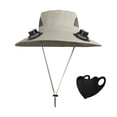 thumbnail image 1 of Kugisaki Sun Hat with Fans Solar Power & USB Charging Wide Brim Sun Hat Fishing Essentials for Hiking Beach Summer Outdoor, 1 of 8