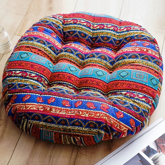 Kugisaki Thicken Round Chair Cushion Boho Pillows Seating Memory Foam Seat Cushion for Yoga Living Room Tatami Sitting
