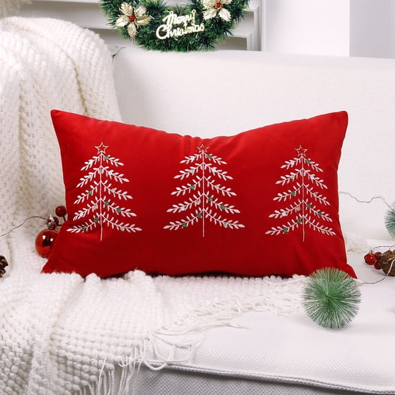 Kugisaki Throw Pillow Covers Soft Thicked Flocked Pillowcase Decorative Pillow Covers for Sofa Couch Bed