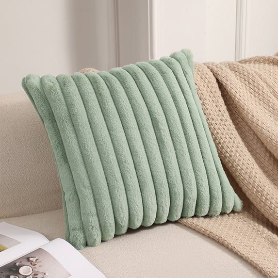 Kugisaki Throw Pillow Covers Soft Thicked Flocked Pillowcase Decorative Pillow Covers for Sofa Couch Bed