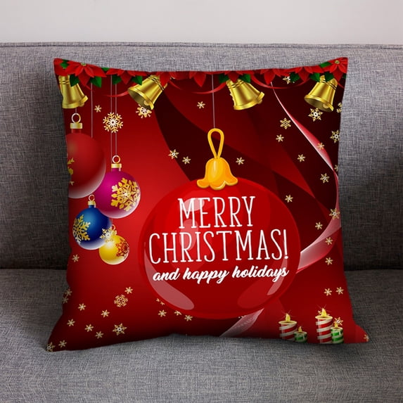 Kugisaki Throw Pillow Covers Soft Thicked Flocked Pillowcase Decorative Pillow Covers for Sofa Couch Bed